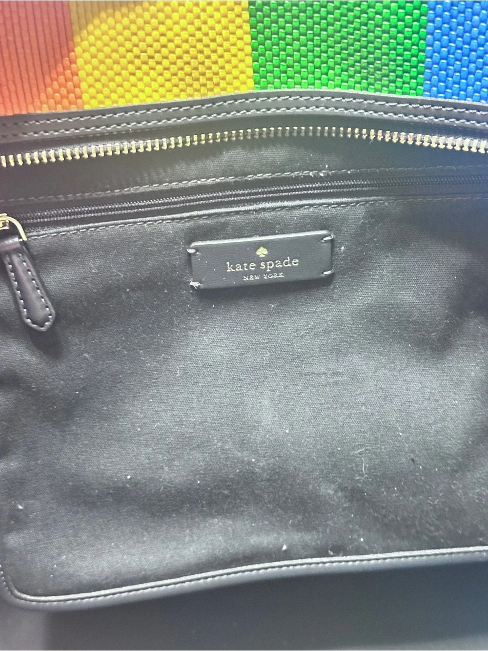 EUC - Kate Spade New York Ella Extra Large Rainbow Tote Bag,